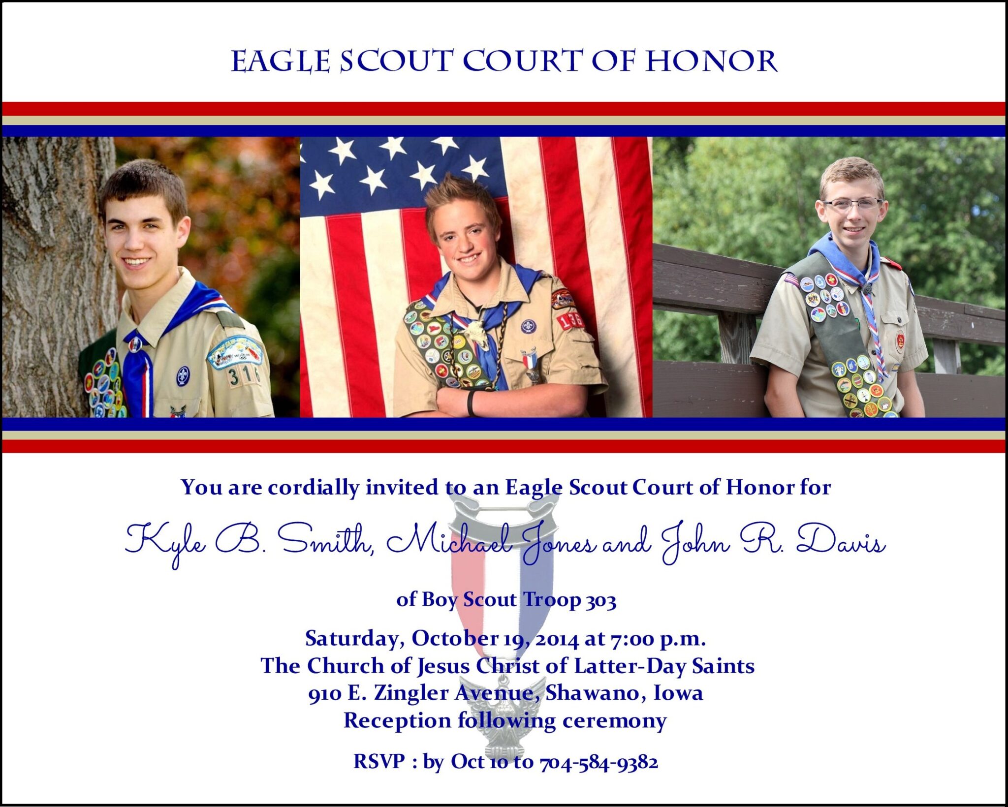 Award Eagle Scout Invitation