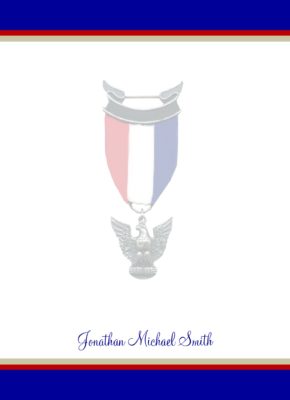 Honorable Blue Eagle Scout Flat Note Cards