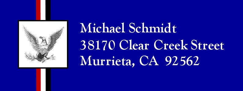 Honored Scout Blue Eagle Scout Return Address Labels