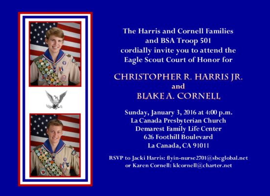 Salute Eagle Scout Invitation