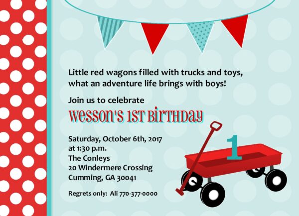 49Little Red Wagon Party